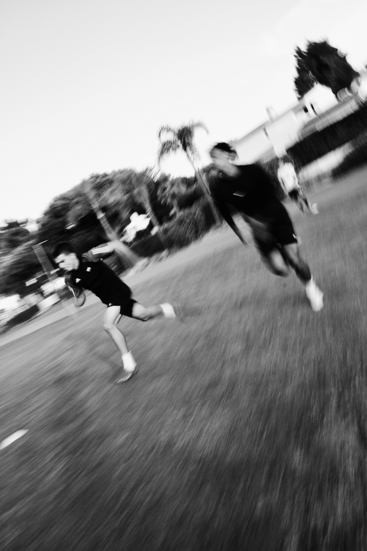 Vanguard athlete striking the ball at full extension